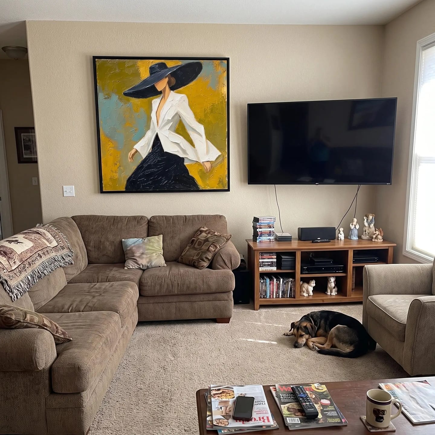 Customer photo review of Portrait Art Wide Hat Quiet Gaze #PR377