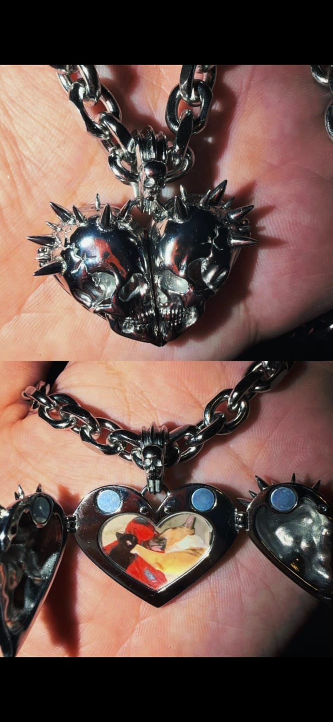 Customer photo review of 'TIL DEATH DO US PART' LOCKET PENDANT