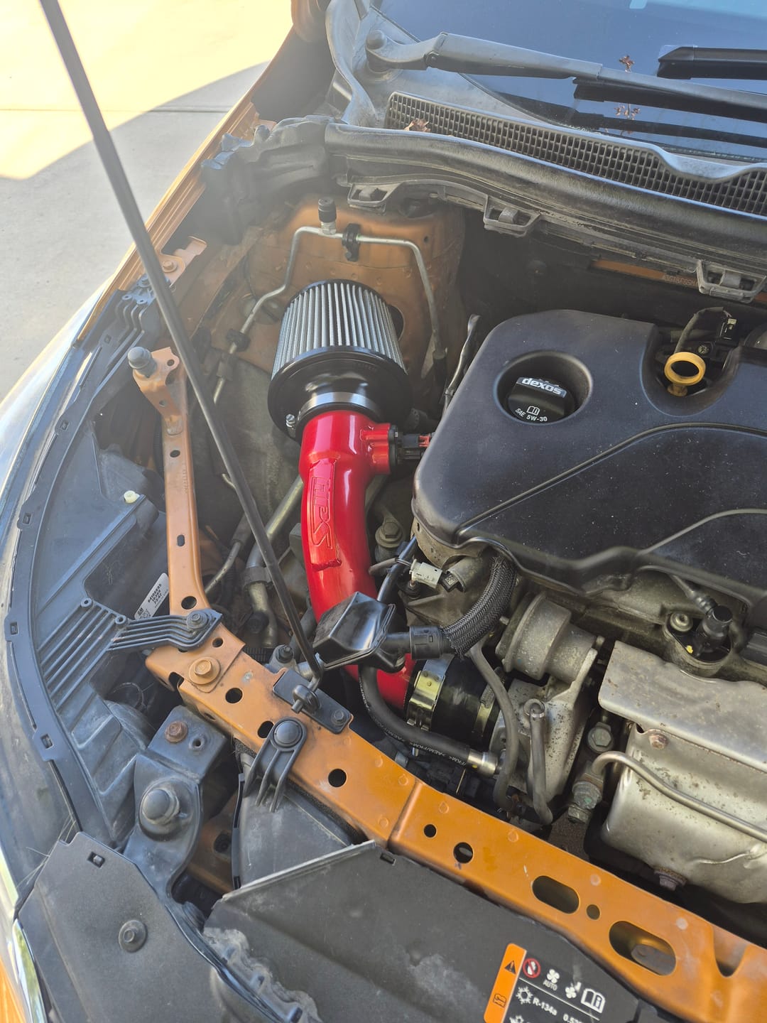 Customer photo review of HPS Performance Air Intake with Heat Shield, Chevy 2016-2019 Cruze 1.4L Turbo, 827-709