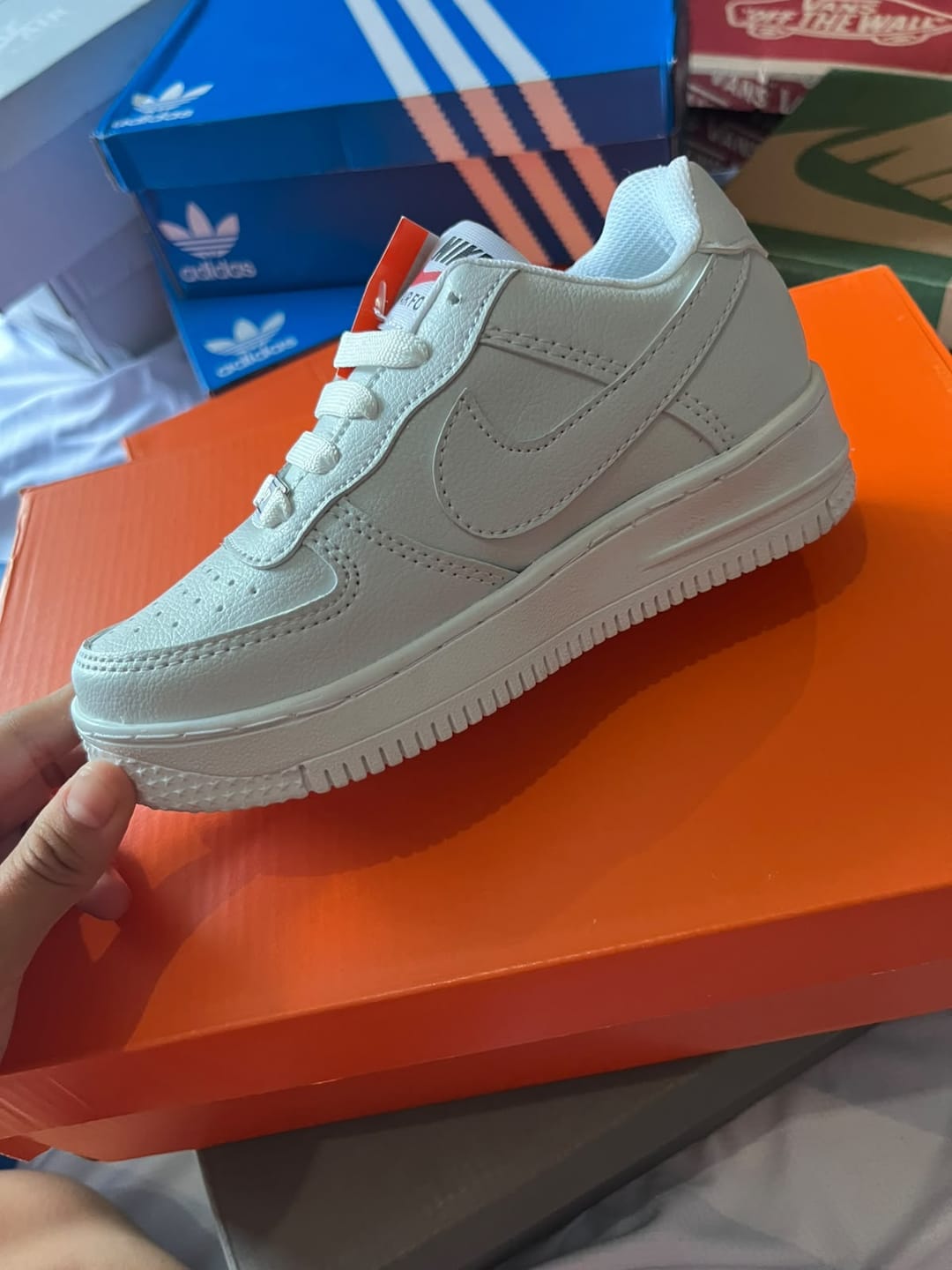 Customer photo review of Tenis Air Force 1 Blanco Total Piel 1.1