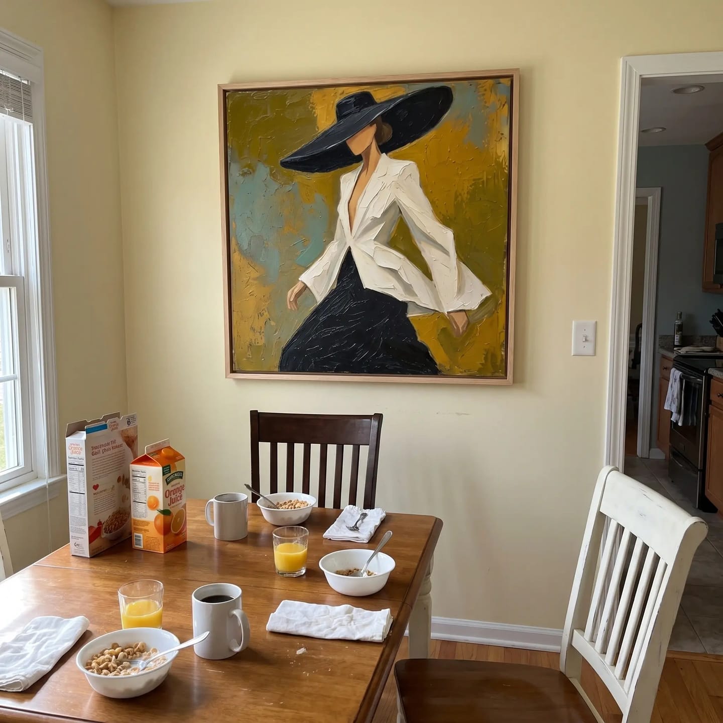 Customer photo review of Portrait Art Wide Hat Quiet Gaze #PR377