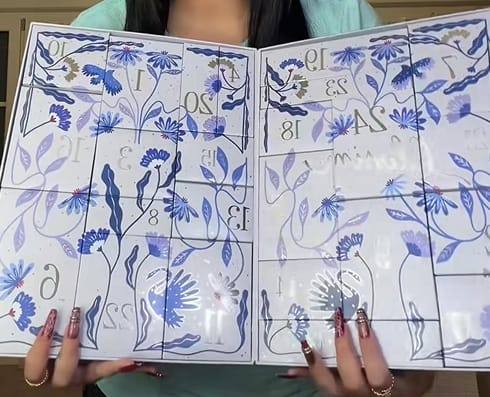 Customer photo review of Calendrier Blissim Haut de Gamme