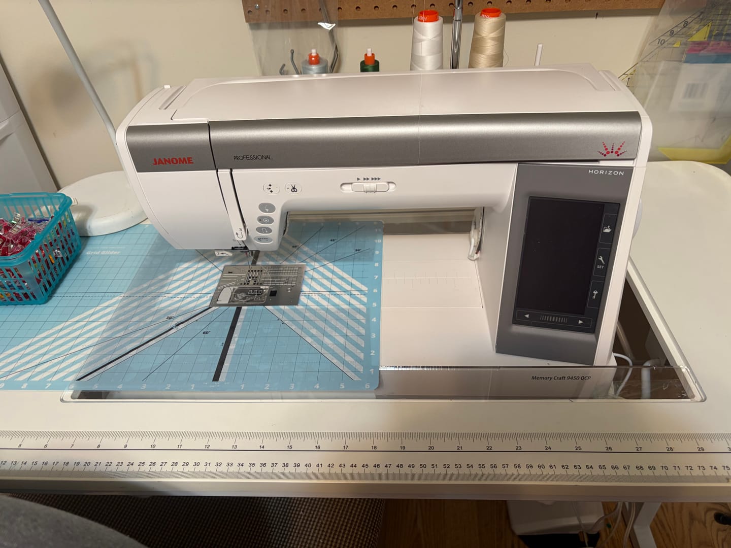Customer photo review of Sew Steady Custom Acrylic Cabinet Insert