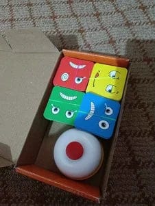 Customer photo review of Rubik Emoji Oyun Seti