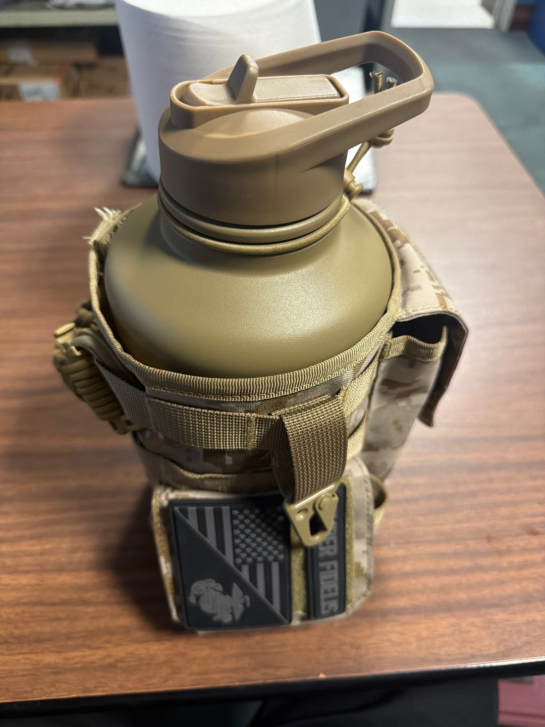 Customer photo review of 64oz Battle Bottle Water Bottles