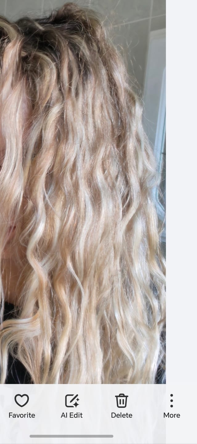 Customer photo review of Crème De La Curl Creme