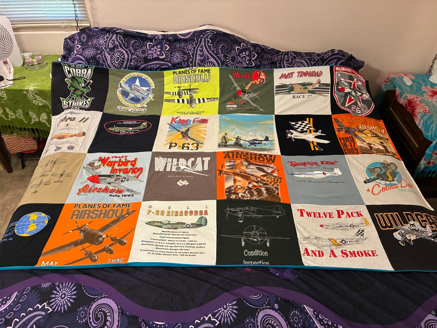 Customer photo review of Project Repat T-Shirt Quilt