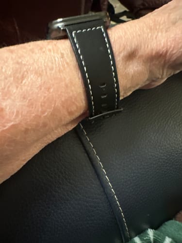 Customer photo review of Correa  de cuero negro