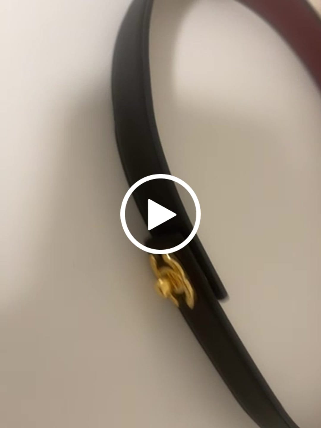 Customer video review of Chanel 2026 Double C Belt 25mm Leather 216979
