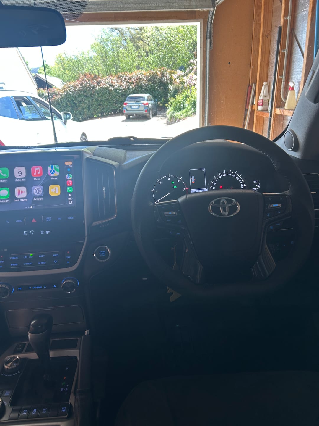 Customer photo review of Premium Steering Wheel - Suitable for use with Toyota LandCruiser 200 Series 2015-2021 Genuine Perforated Leather