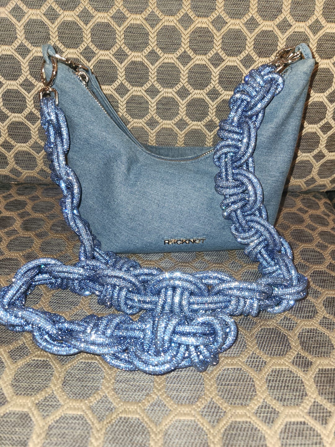 Customer photo review of Hezi Shoulder Bag - Denim