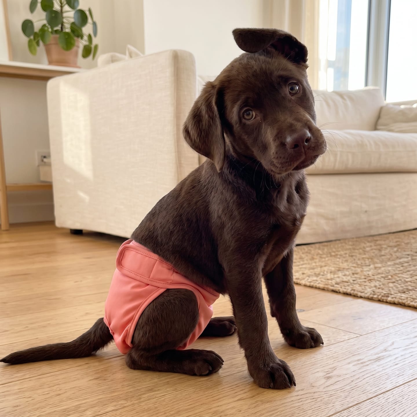 Customer photo review of Pañal Lavable Impermeable para Mascotas