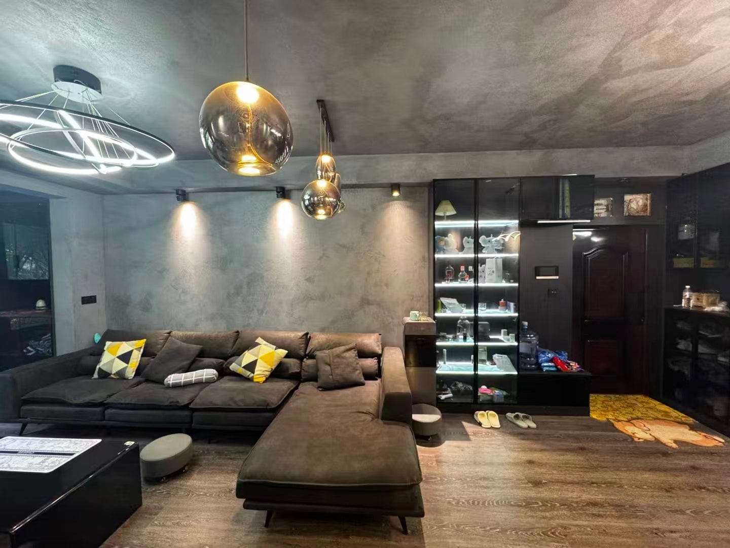 Customer photo review of Clara Glass LED Pendant Light