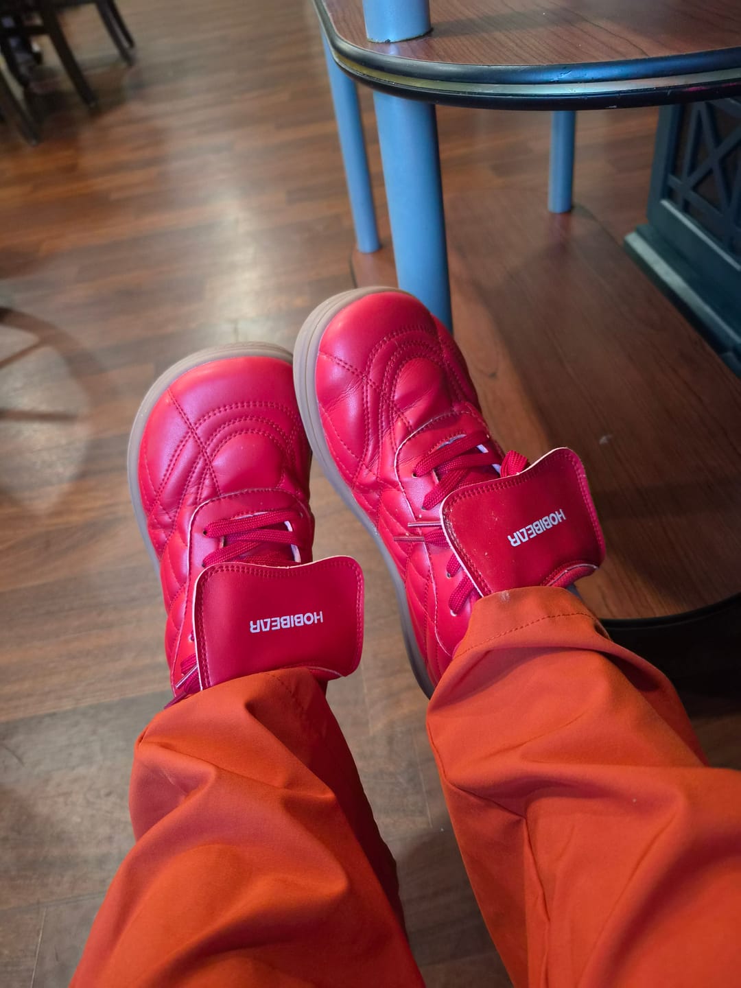 Customer photo review of Lilac - Wide Toe Shoes