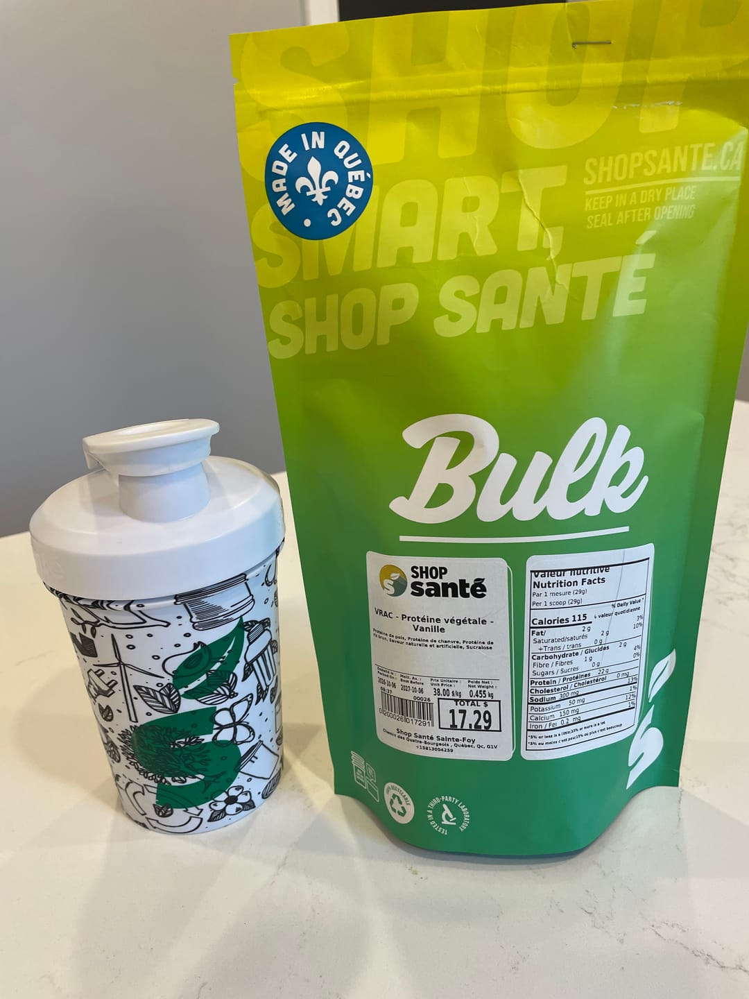 Customer photo review of VRAC - Protéine végétale - 1lb