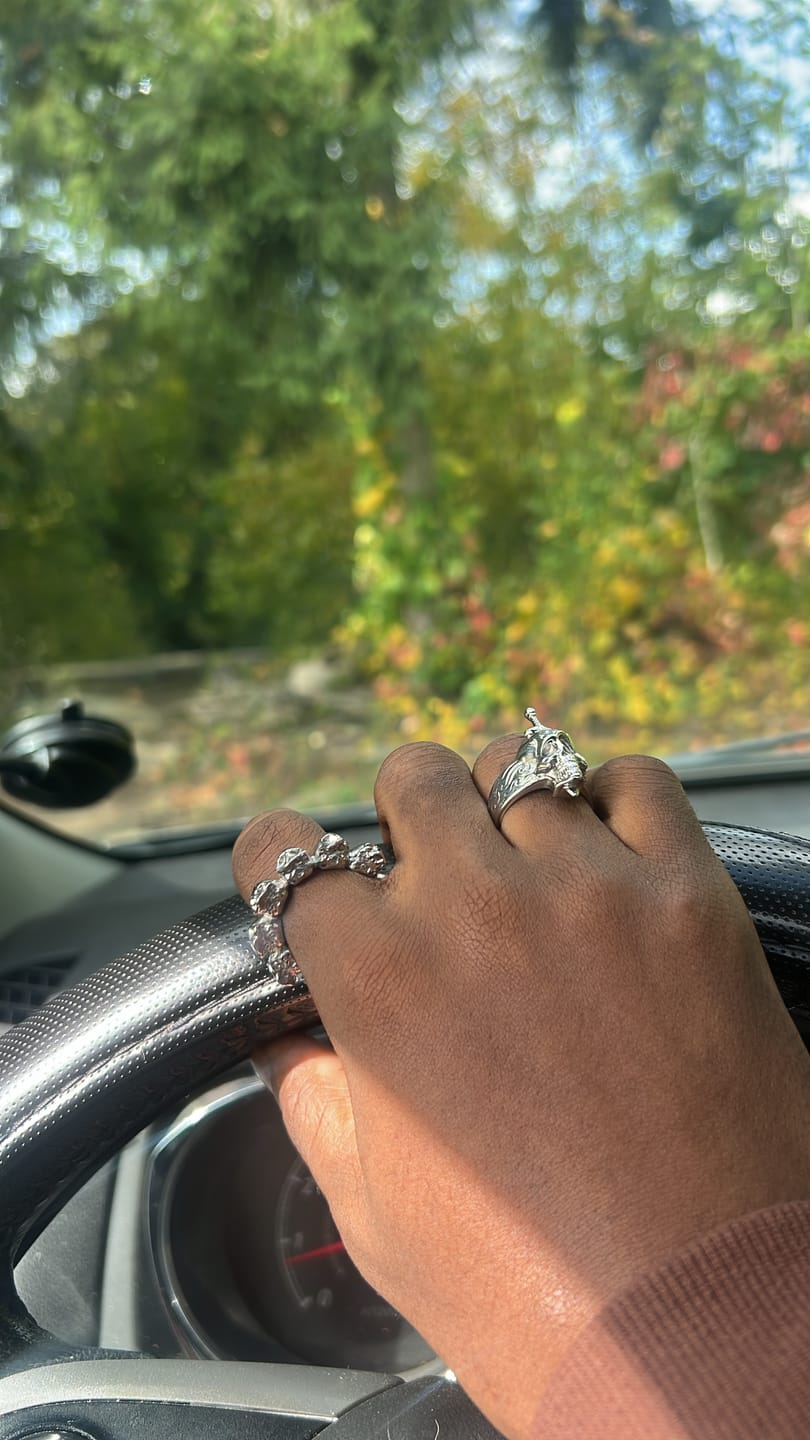 Customer photo review of 10 STAGES OF ADDICTION RING