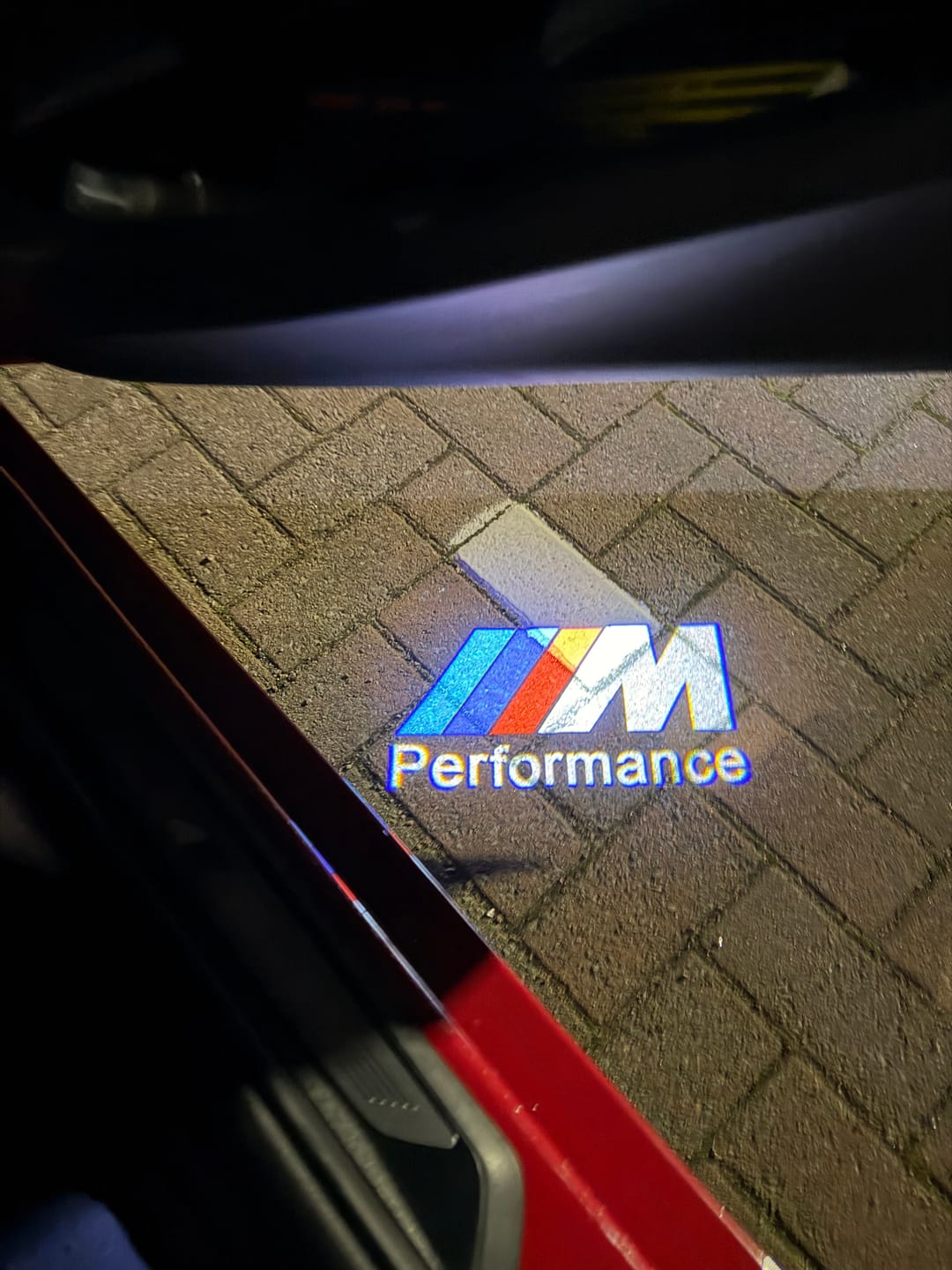 Customer photo review of BMW F SERIES DOOR LIGHTS