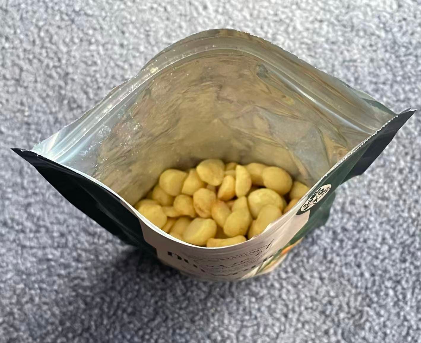 Customer photo review of Rosemary & Sea Salt Macadamias