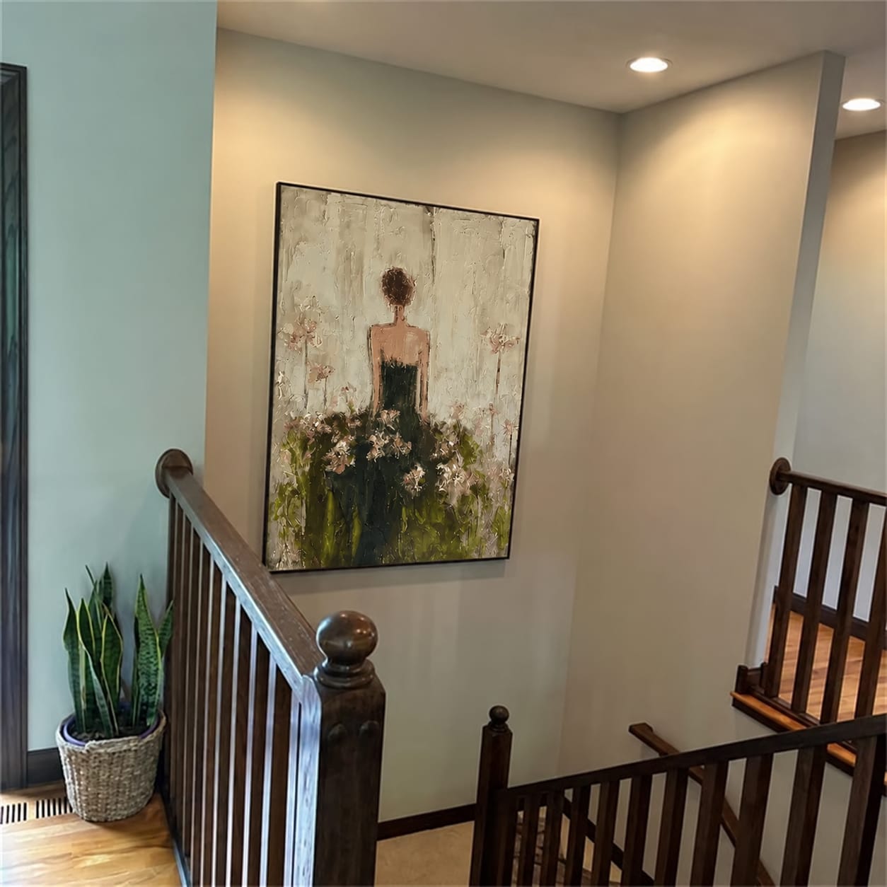 Customer photo review of Garden Silence-Figure Painting
