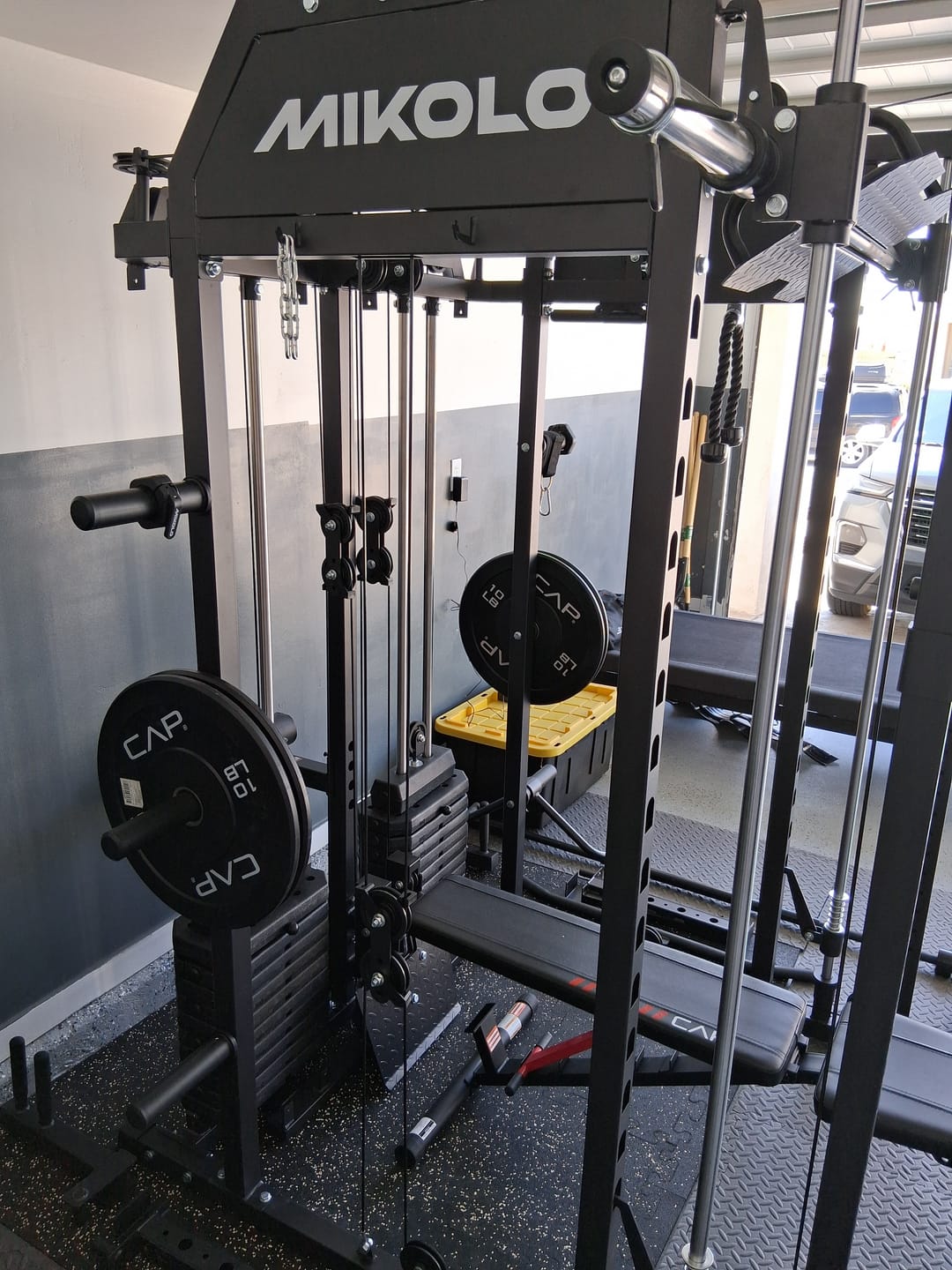 Customer photo review of HORUS™ Smith Machine Functional Trainer with Centralized Lat & Row System