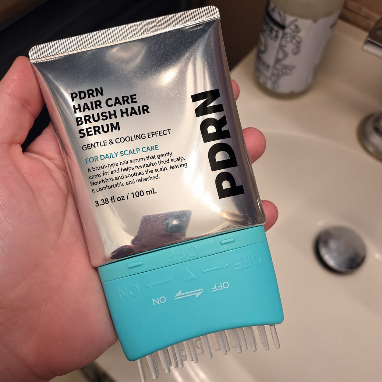 Customer photo review of Verana Glow Sérum con Cepillo para el Cuero Cabelludo