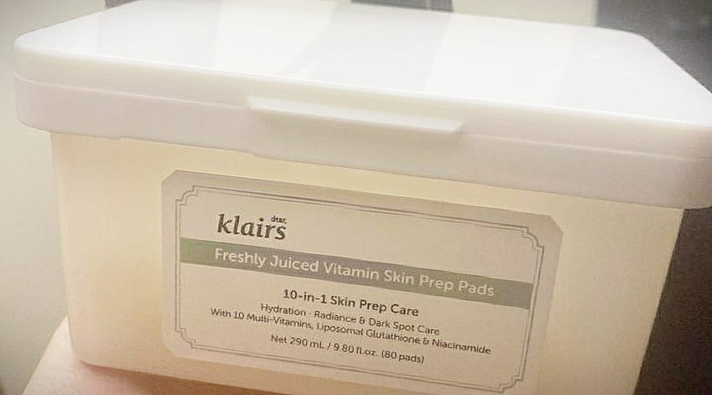 Customer photo review of Freshly Juiced Vitamin Skin Prep Pads