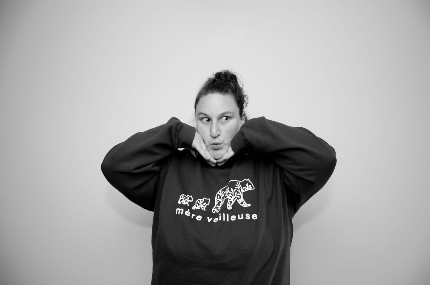 Customer photo review of Sweatshirt Mère Veilleuse Ours