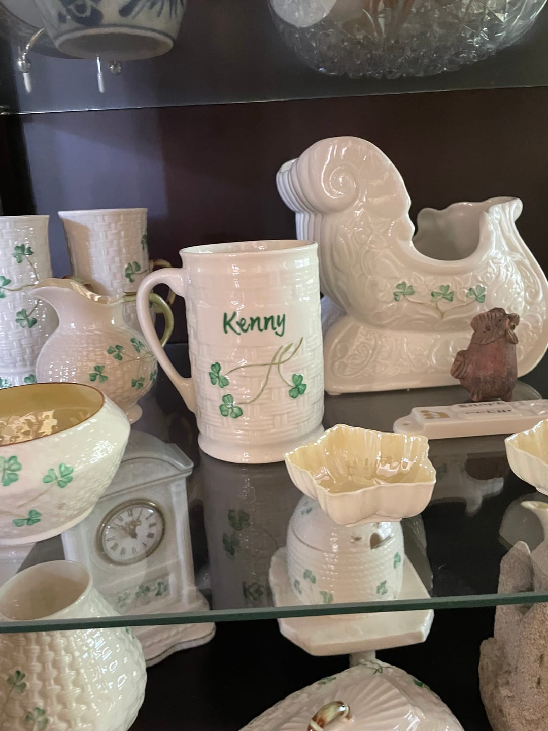 Customer photo review of Belleek Classic Personalised Mug