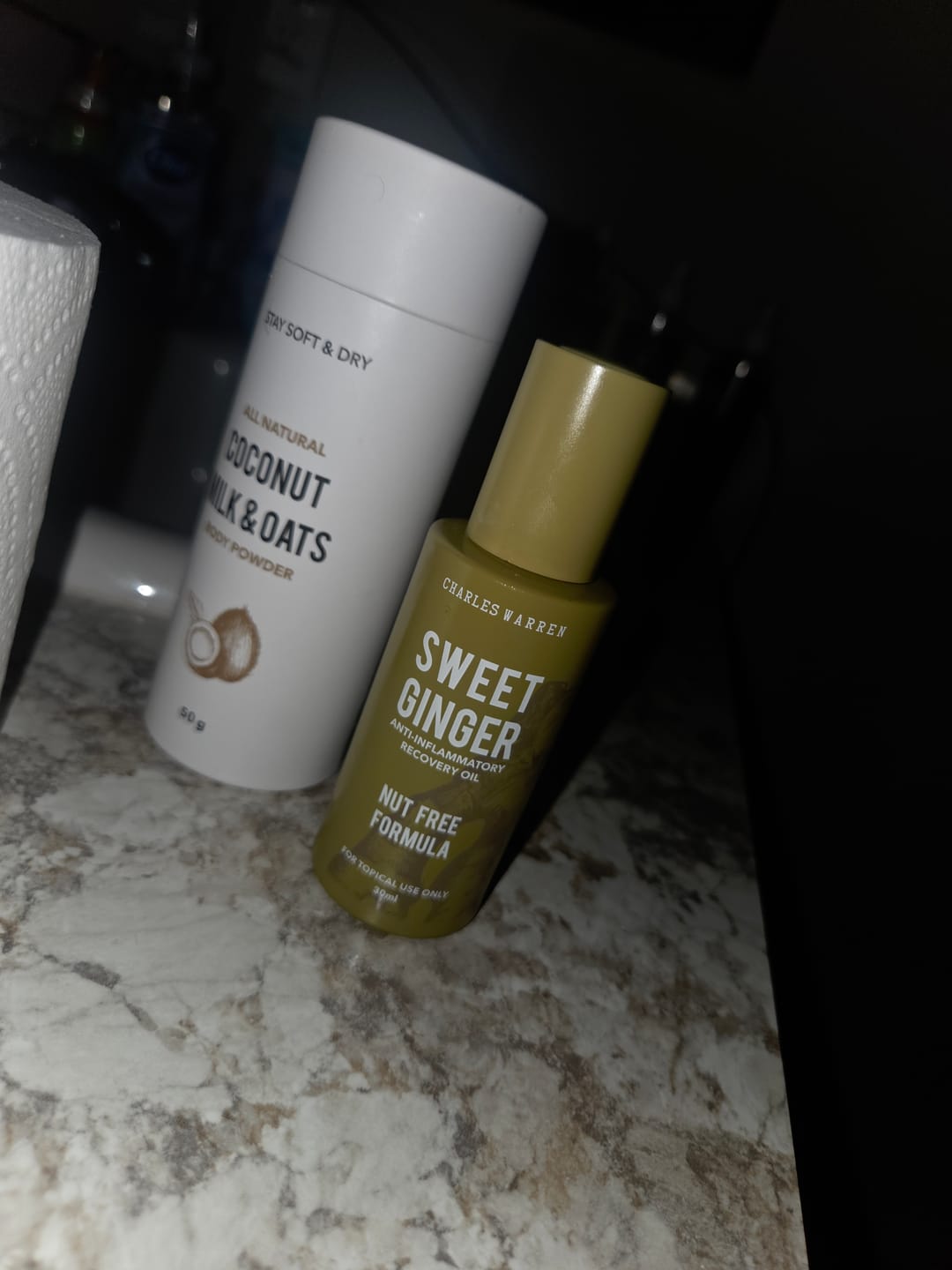 Customer photo review of [Nut-Free] Sweet Ginger Dry Oil for Sensitive Skin