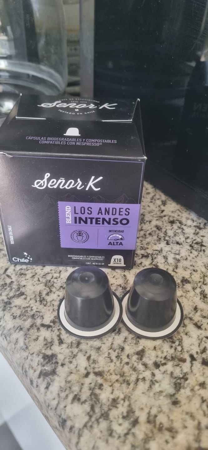 Customer photo review of Cápsulas para Nespresso | Blend Los Andes Intenso 10 UNIDADES