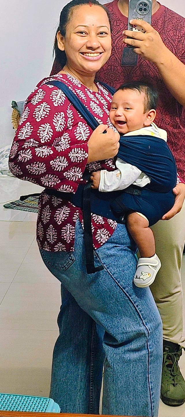 Customer photo review of Snugs Easy Wrap - 2-in-1 Carrier