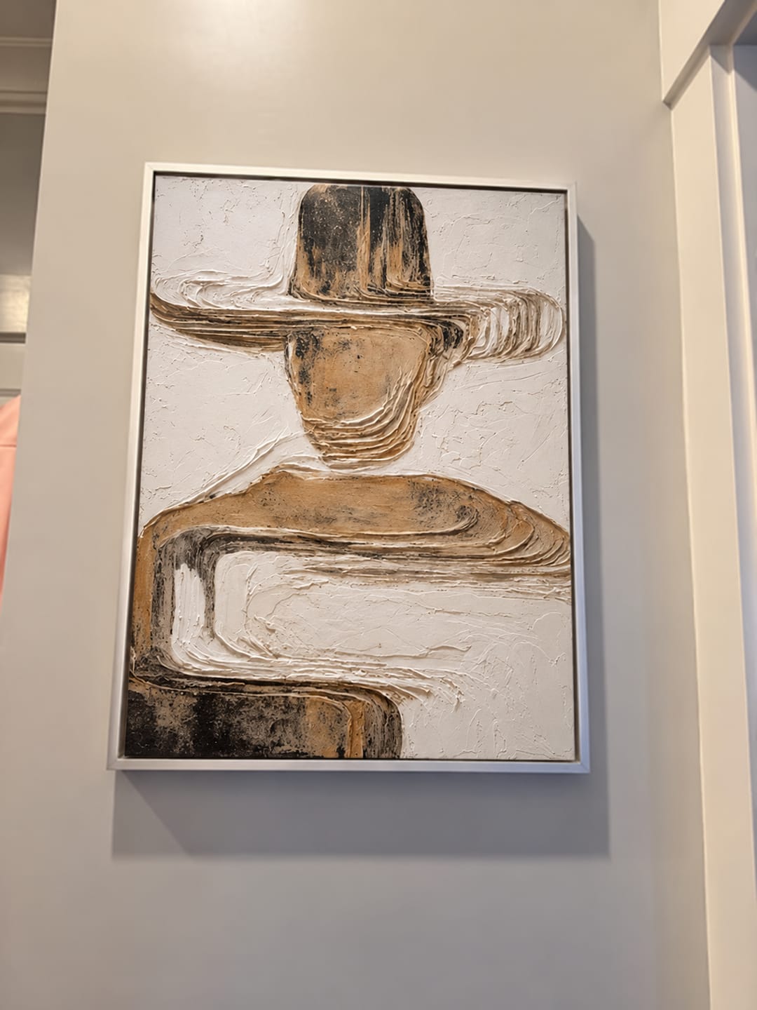 Customer photo review of Desert Brim-Textured Portrait Painting