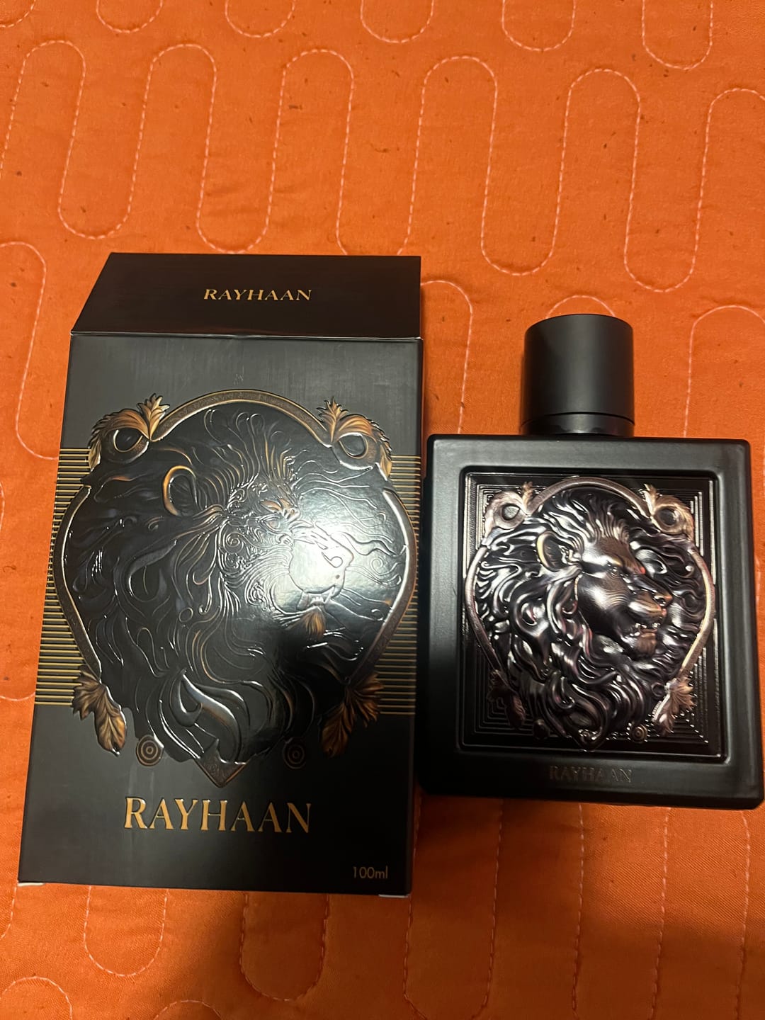 Customer photo review of Rayhaan Lion Eau de Parfum for Men 3.4 oz / 100 mL
