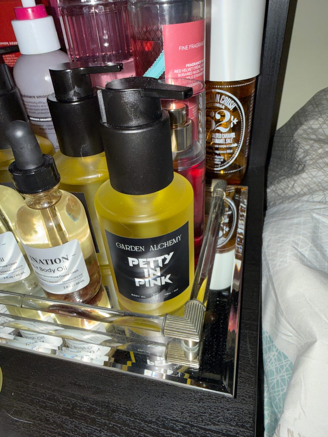 Customer photo review of PETTY IN PINK BODY OIL