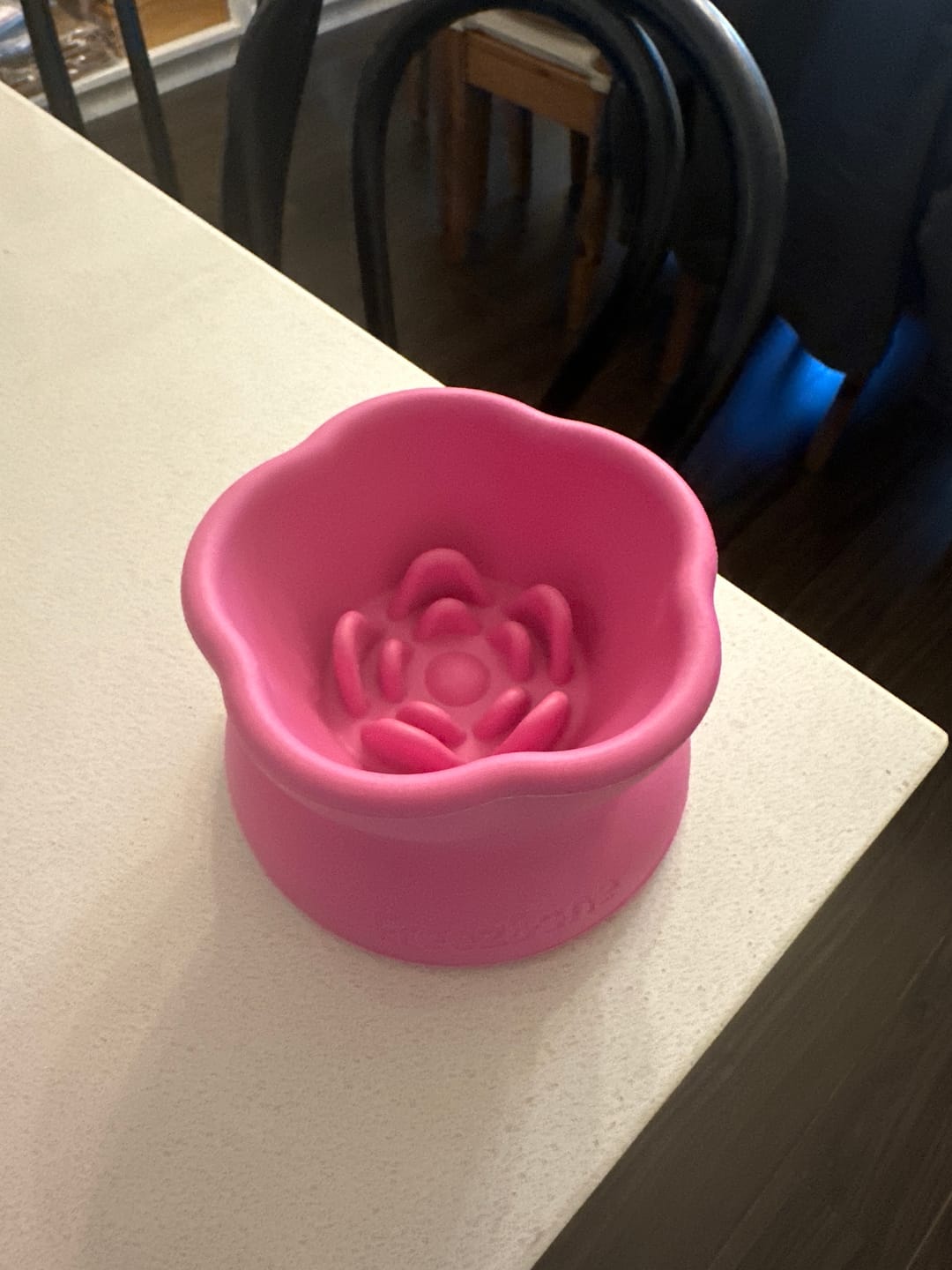 Customer photo review of Freezflower Cup -  Frozen Treat Cup for Calm, Happy Dogs