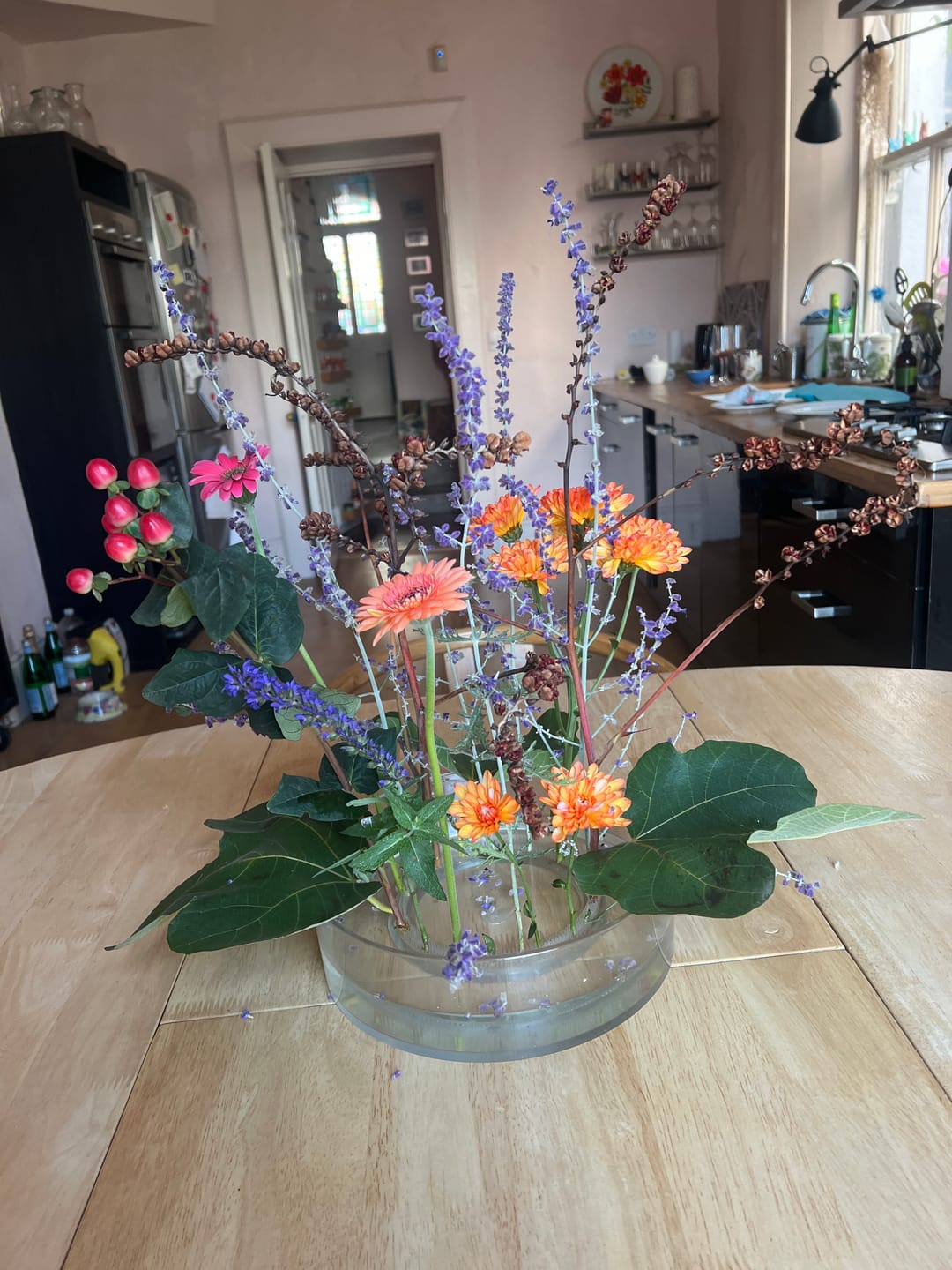 Customer photo review of Kenzan Ring 150 mm Acrylic Flower Frog
