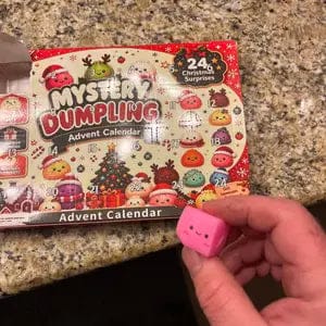 Customer photo review of Christmas Dumpling Squishy Advent Calendar