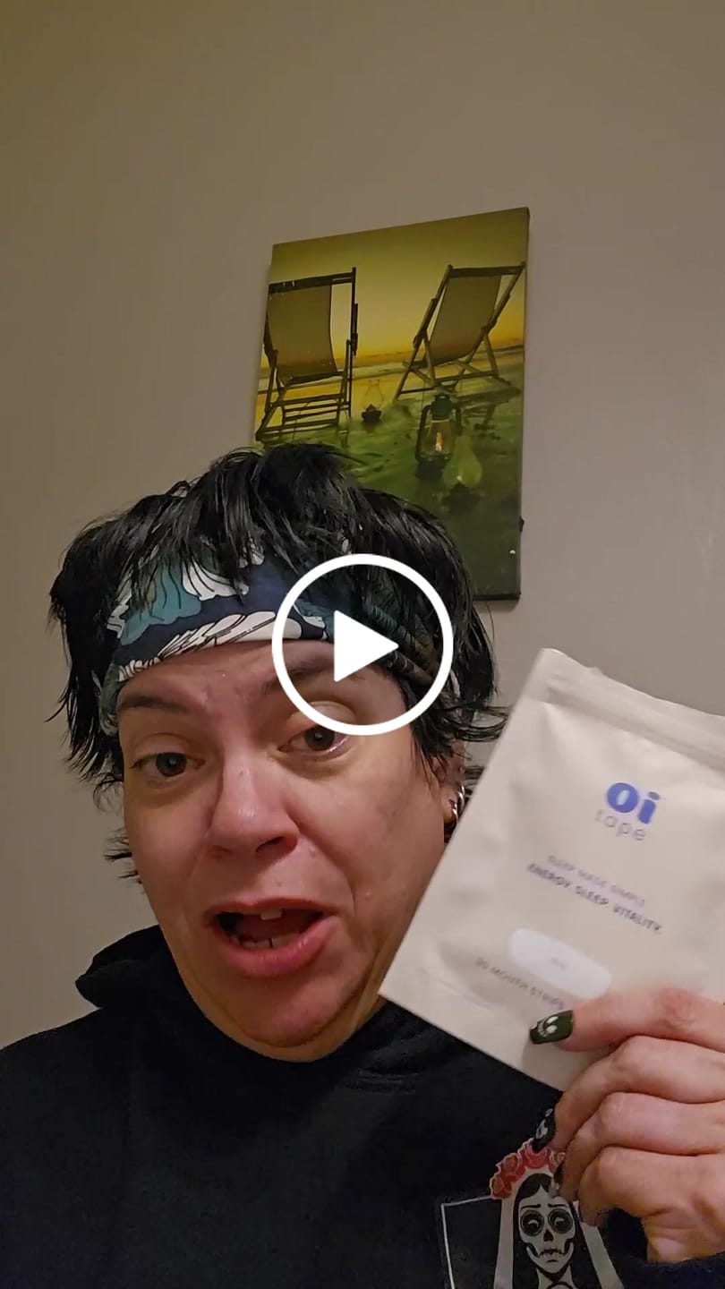 Customer video review of oi tape™ Mouth Tape