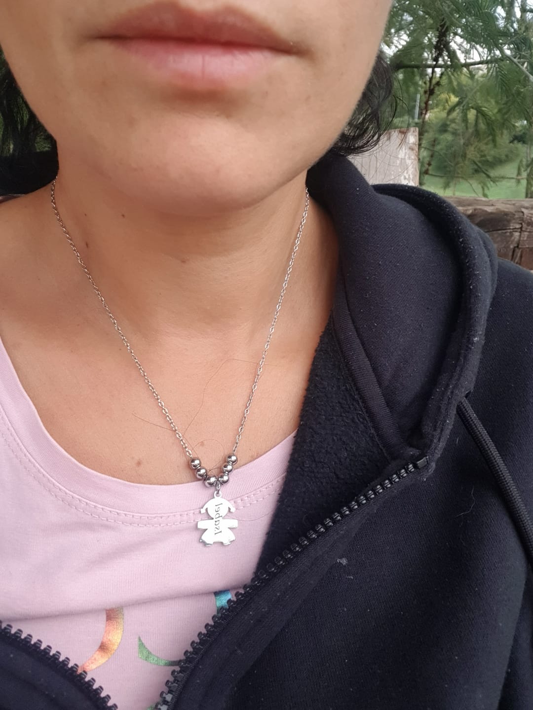 Customer photo review of Collana con bambini - I Miei Tesori