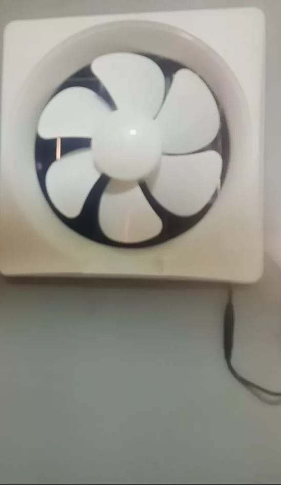 Customer photo review of Solar Powered Ventilation Fan | Wall Mounted | Waterproof Shed & Garage Cooling