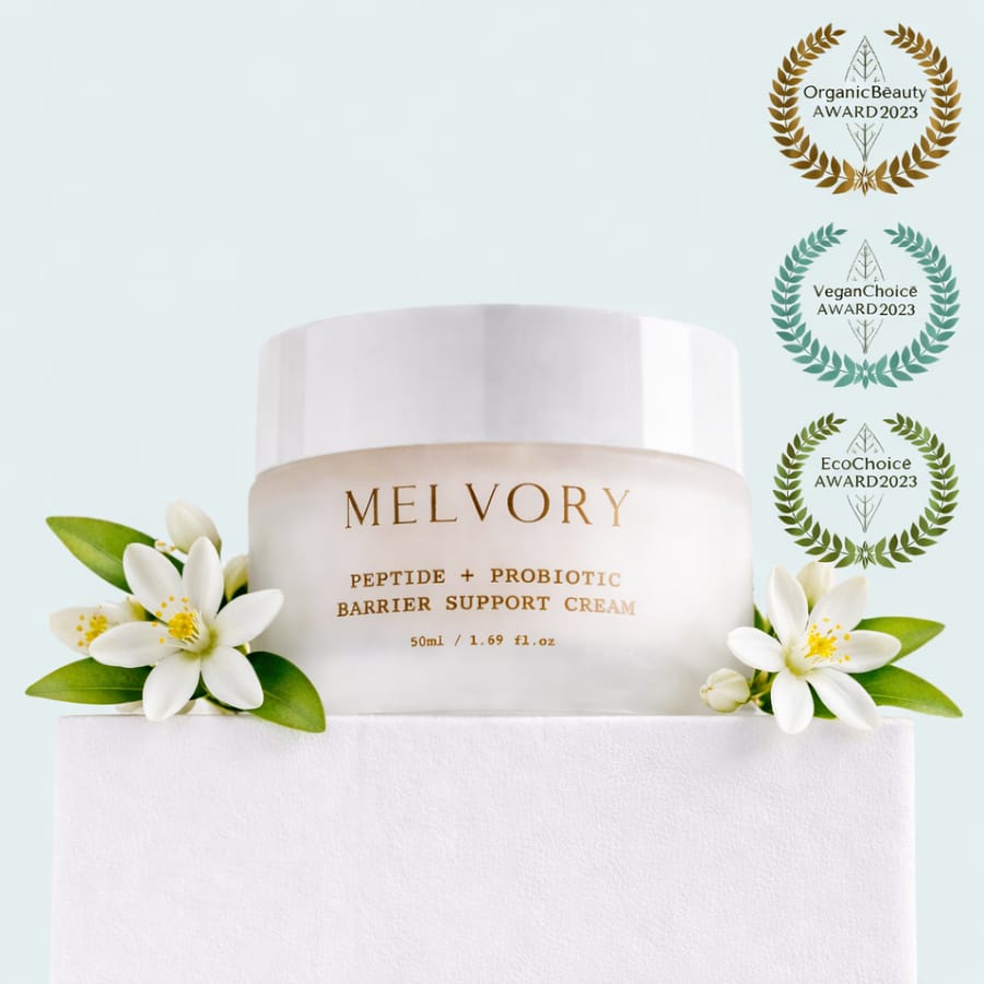 Customer photo review of Peptide + Probiotic Barrier Support Cream