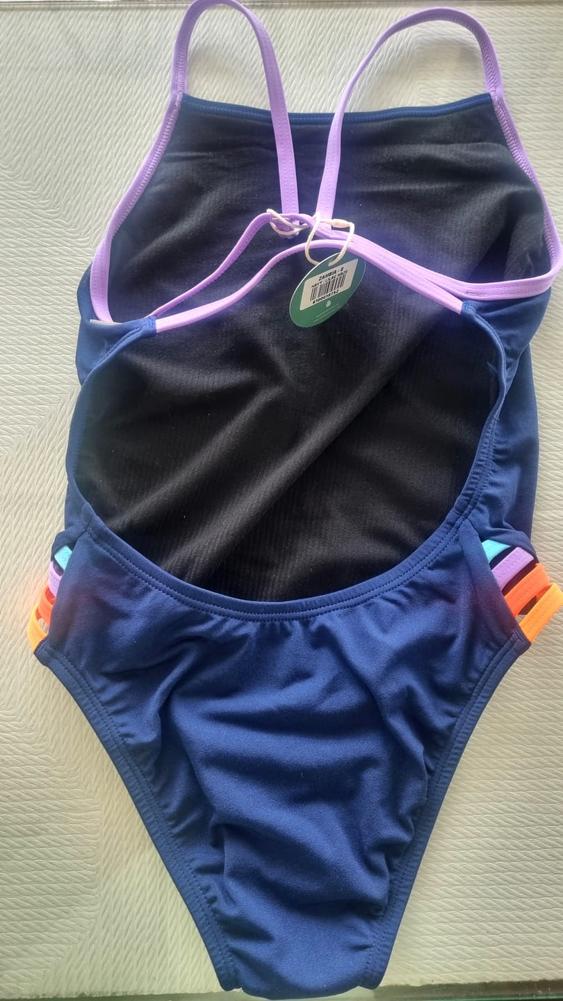 Customer photo review of ZAMBIA ONE PIECE - Navy|Lilac Haze