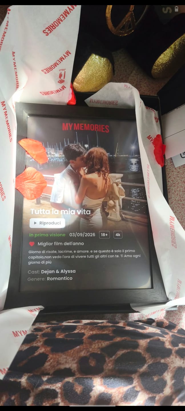 Customer photo review of MyMemories - Poster Personalizzabile
