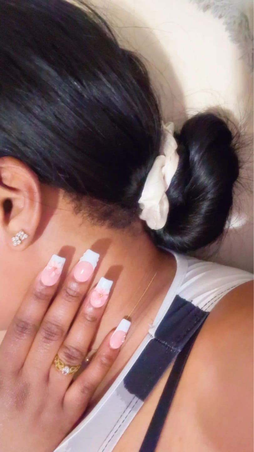 Customer photo review of Florence's Clover Studs