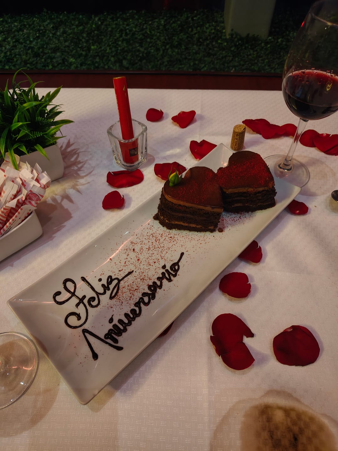 Customer photo review of Cena Romántica