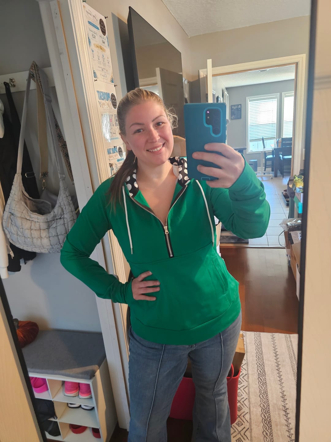 Customer photo review of Lucky Half Zip