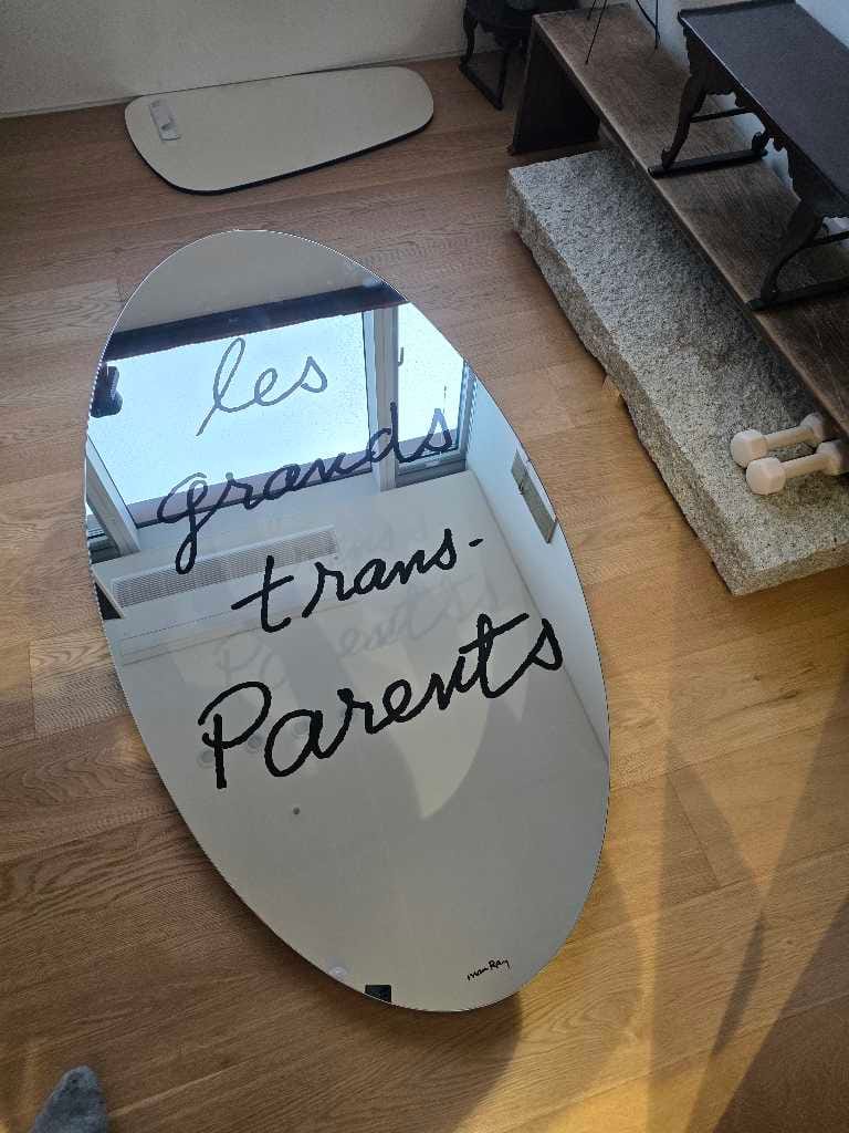Customer photo review of 만레이 거울 Les Grands Trans-Parents
