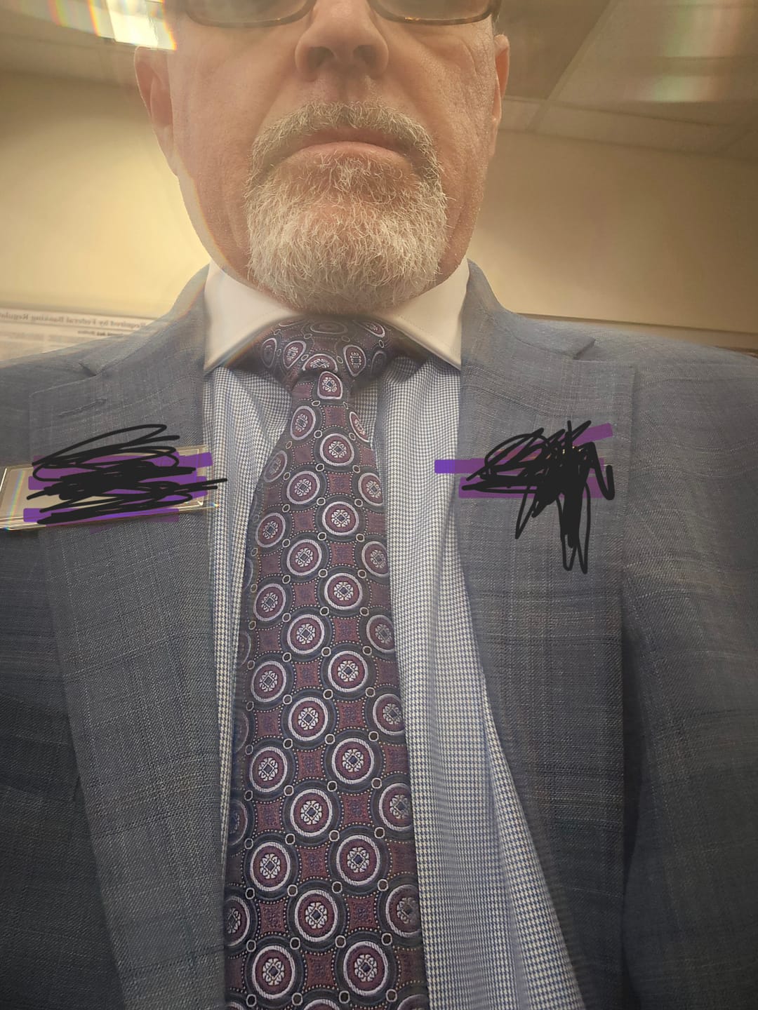 Customer photo review of Ties2you Floral Pink Tie for Men Wedding Necktie Handkerchief Cufflinks Set