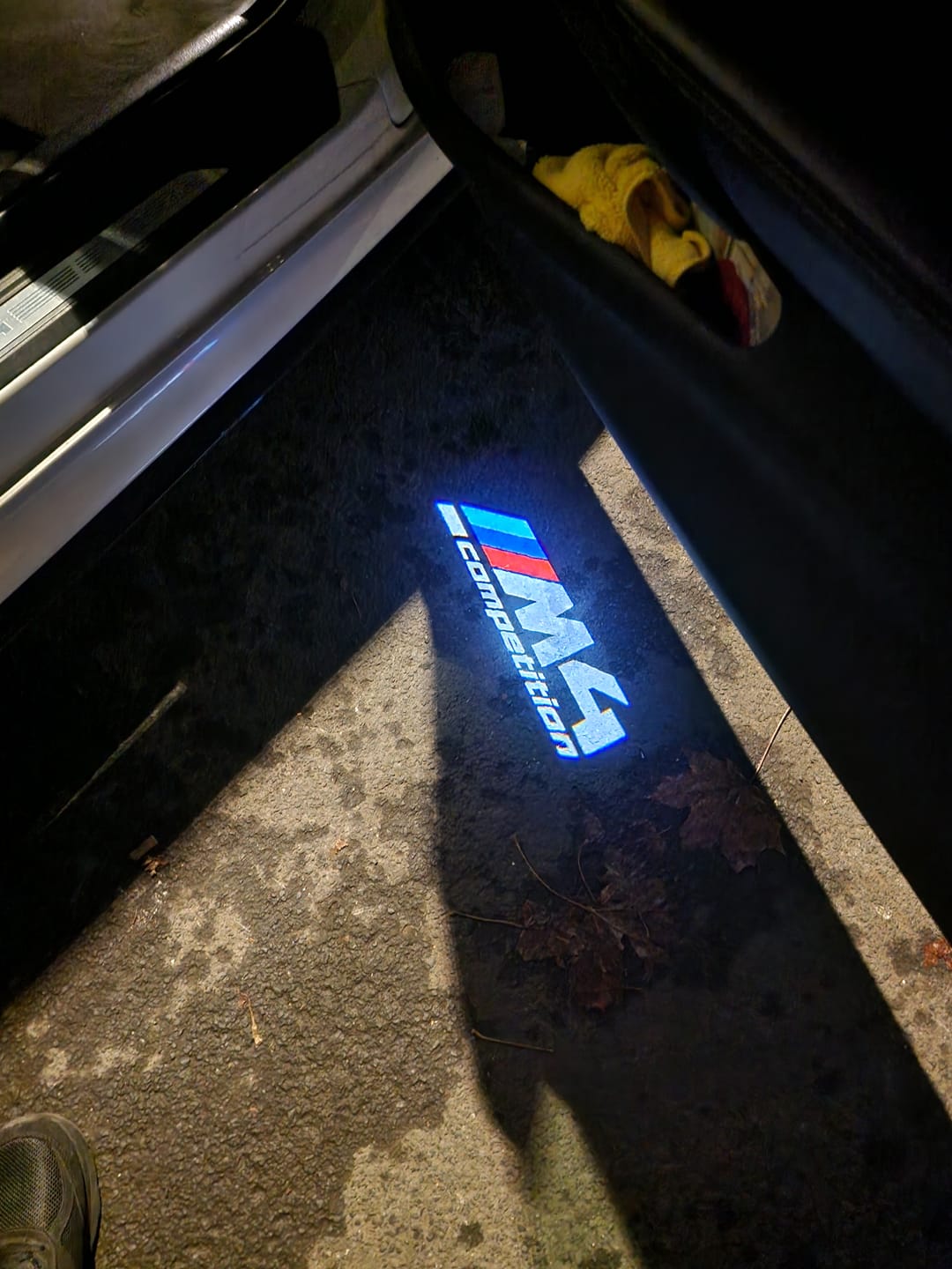 Customer photo review of BMW F SERIES DOOR LIGHTS