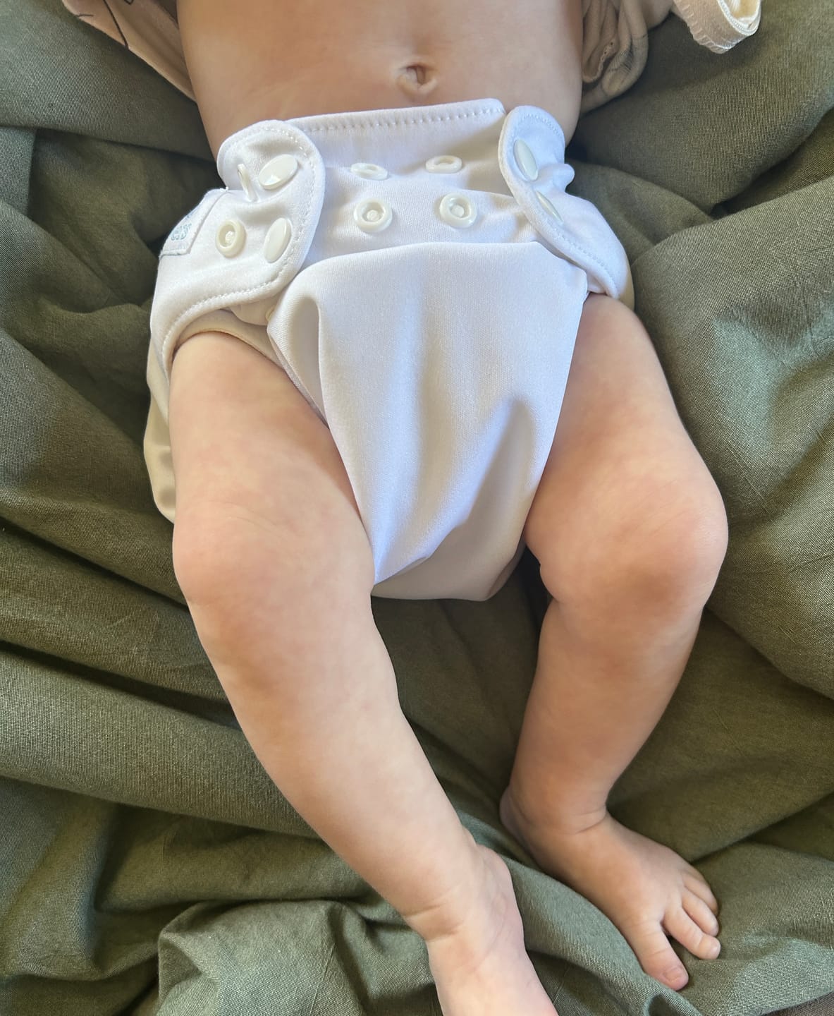 Customer photo review of Organic Cotton Pocket Diaper with Insert - One-Size